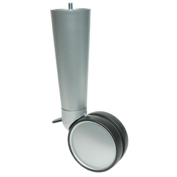 Hafele Bridge Sehpa Tekerleği Frenli 120x330mm, Alüminyum