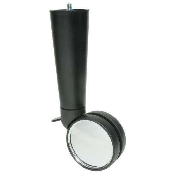 Hafele Bridge Sehpa Tekerleği Frenli 12x33cm, Siyah