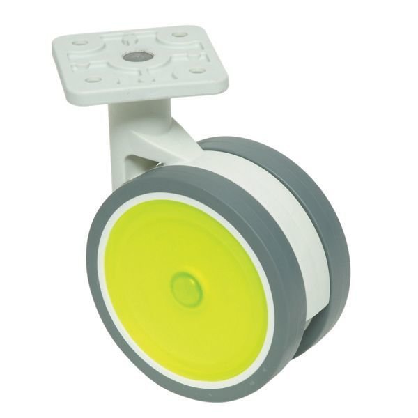 Hafele Vega100 Tekerlek Frensiz Ø76x105mm, Sarı