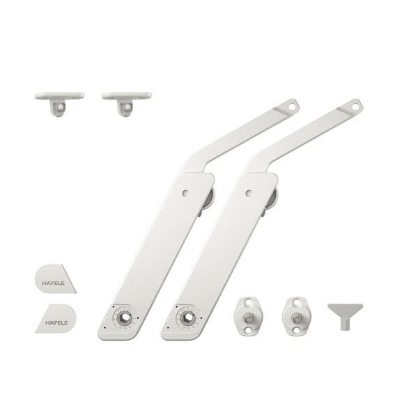 Hafele Free Flap H 1.5 Çift Makas Seti A Beyaz