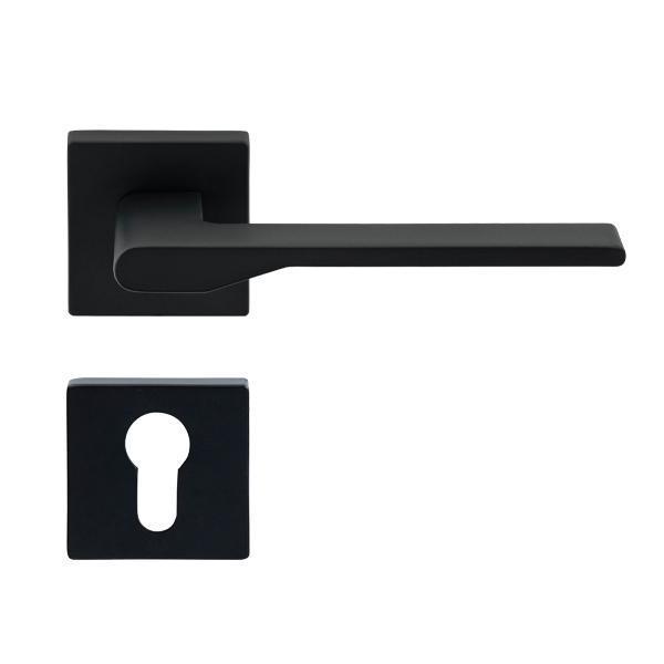 Hafele Lupo Barelli Kapı Kolu Seti, Mat Siyah Renk