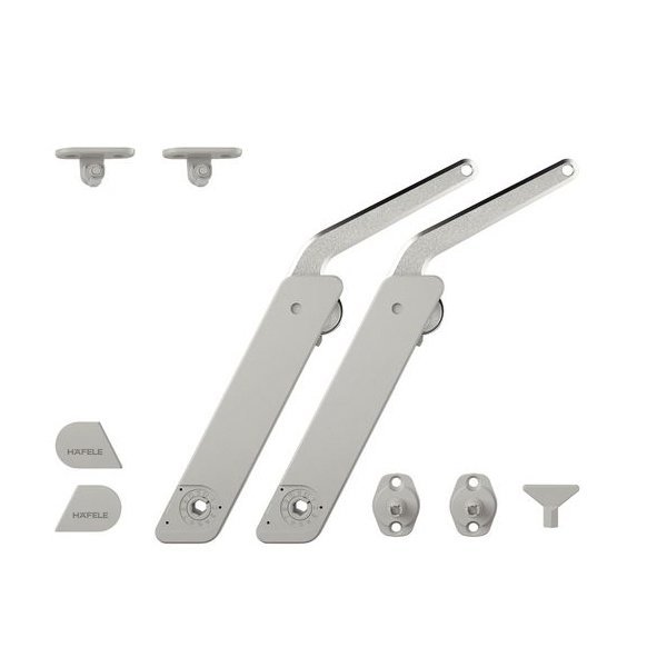 Hafele Free Flap H 1.5 Çift Makas Seti B Gri/Nikel