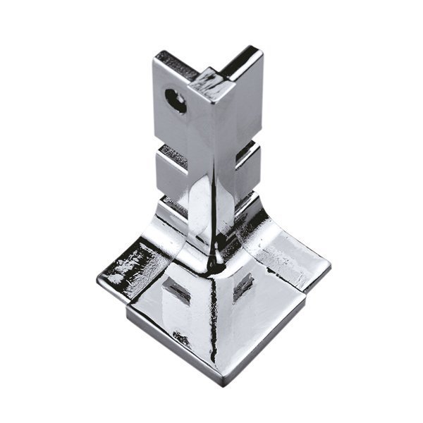 Hafele Striata-L Köşe Bağlantı Elemanı, Mat Krom Renk