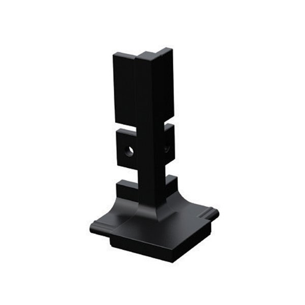 Hafele Striata-L Köşe Bağlantı Parçası, Mat Siyah Renk