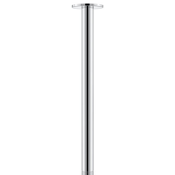 Hafele Tavandan Tepe Duş Kolu, Yuvarlak F, Krom