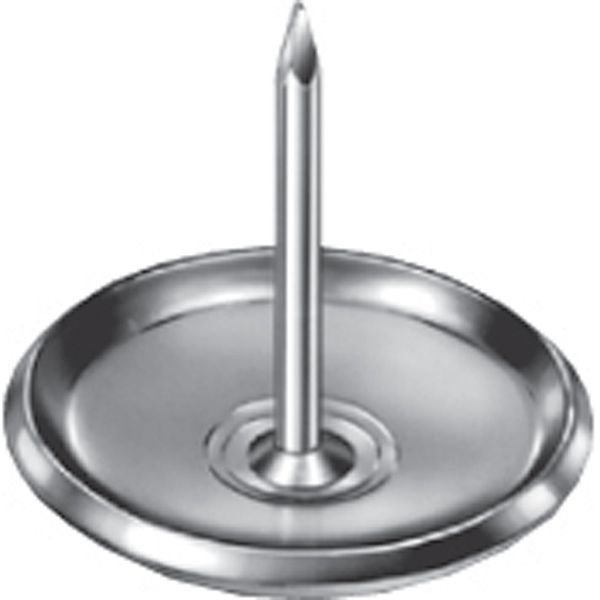 Hafele Zemin Koruyucu Yuvarlak 25x3,5mm (100 Adet), Nikel