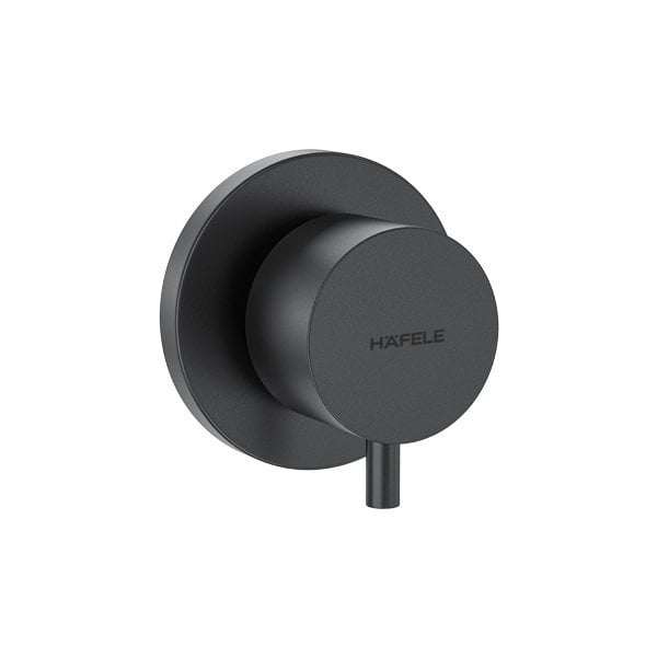 Hafele  Ankastre Stop Valf, Siyah, Ø50 mm