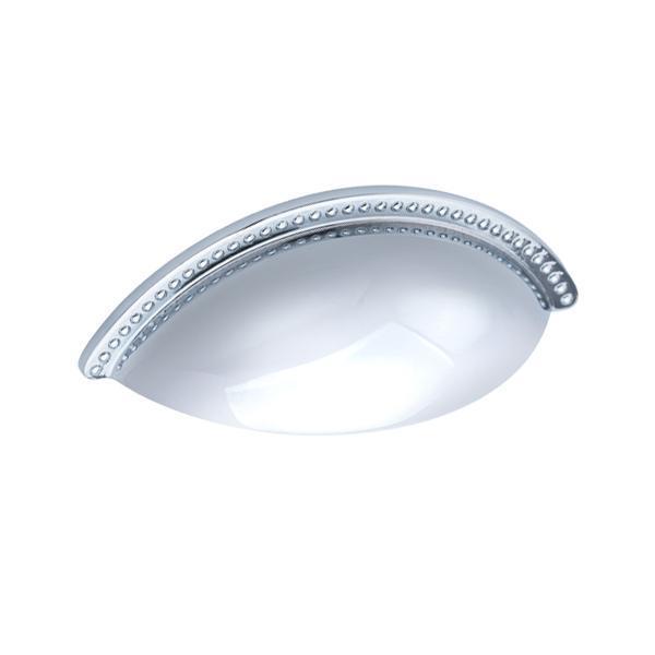 Hafele Calisto 64mm Kabuk Kulp, Parlak Krom Renk