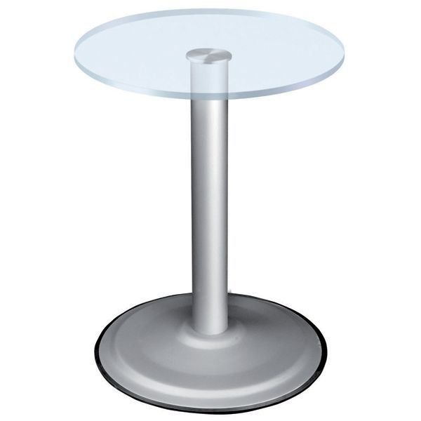 Hafele Sehpa ayağı (cam için) krom mat 60x430mm