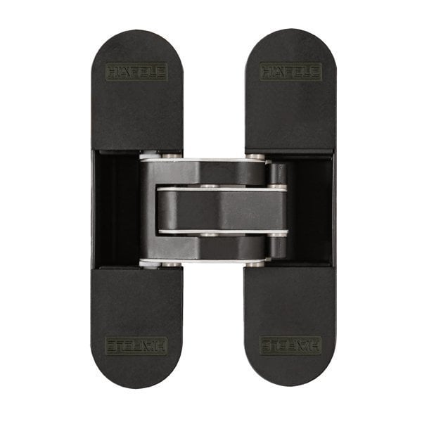 Hafele CDH 80C Gizli Menteşe 100kg, Mat Siyah Renk