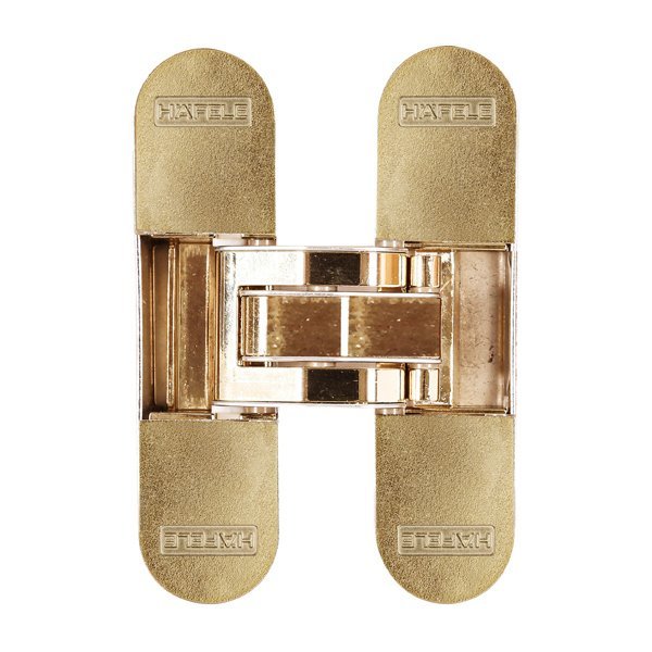 Hafele CDH 80C Gizli Menteşe 100kg, Parlak Pirinç Renk