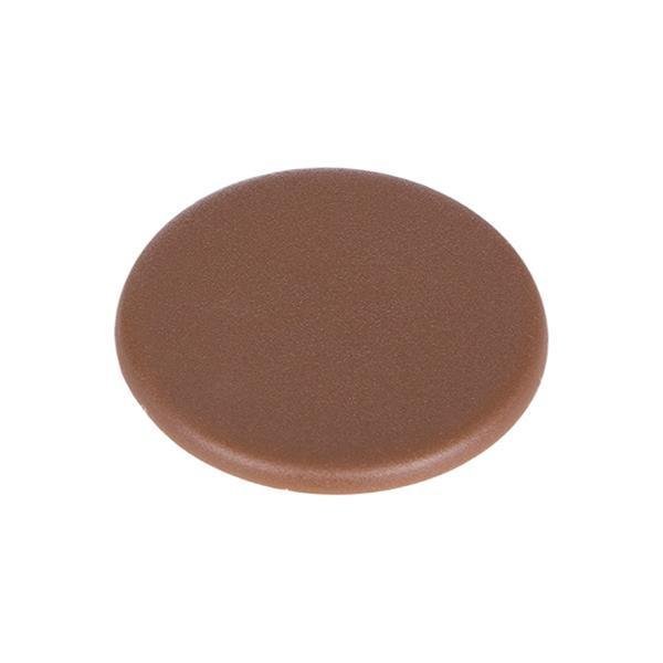 Hafele Minifix Kapak 17 mm (500 Adet), Kahve Renk