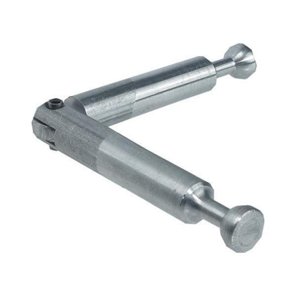 HAfele Minifix Açılı Çift Taraflı Mil (100 Adet), Galvaniz