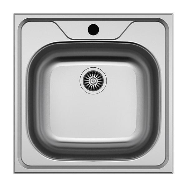 Hafele Capua01 Tezgah Üstü Eviye Seti, Satine (Sifonsuz)