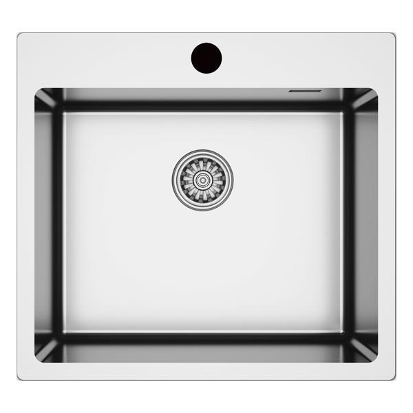 Hafele Novara12 Eviye Seti 550x505mm Paslanmaz Çelik Parlak (Sifonsuz)