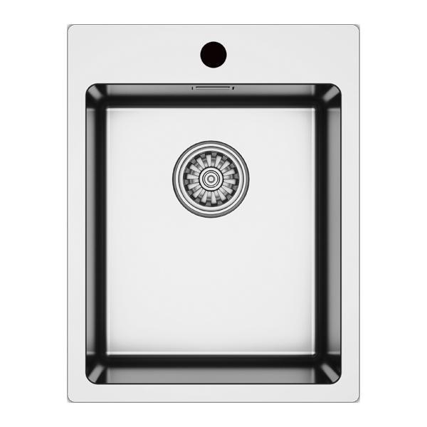 Hafele Novara09 Eviye Seti 390x505mm Paslanmaz Çelik Parlak (Sifonsuz)