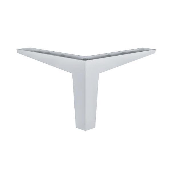 Hafele Hira Köşeli Mobilya Ayağı 142x100mm, Mat Krom Renk