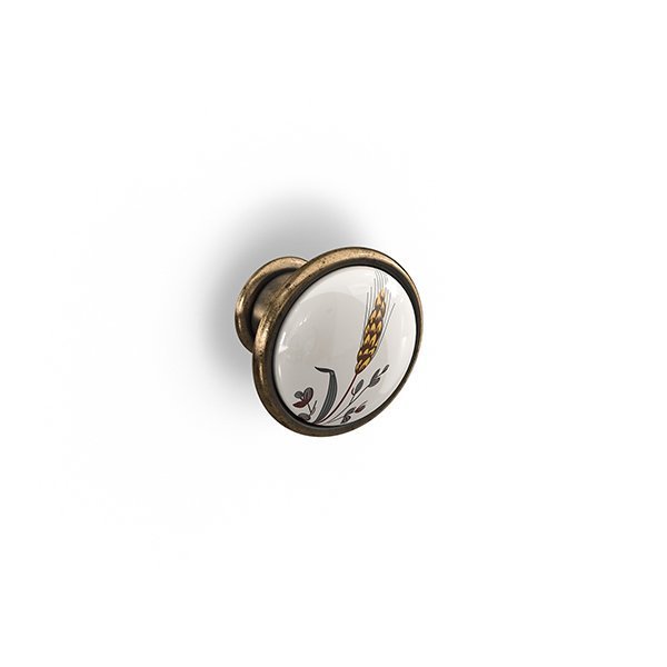 Hafele Greenwood Village Jr Düğme Kulp, Antik Bronz Renk