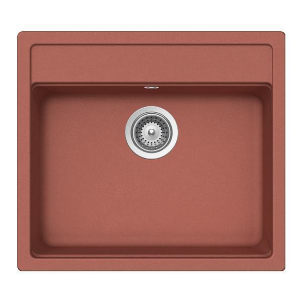 Hafele Adela Granit Eviye 570x510mm, Kırmızı Renk