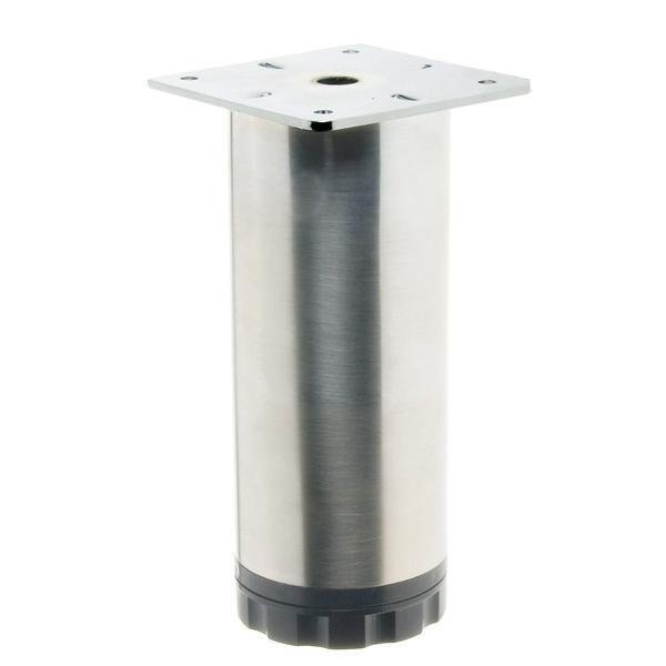 Hafele Arvin Yuvarlak Mobilya Ayağı 60x100mm, Parlak Krom Renk