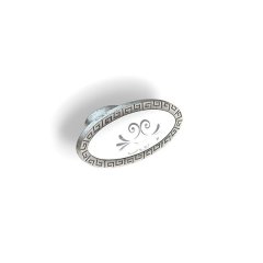 Hafele Betty Jr Düğme Kulp, Antik Gümüş Renk