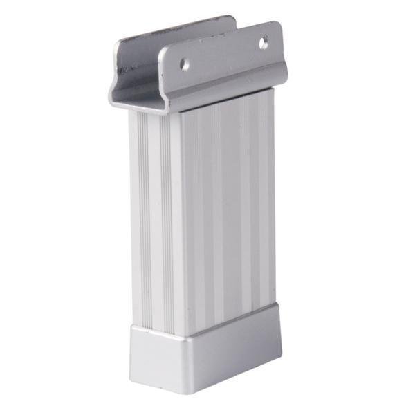 Hafele Köşeli Mobilya Ayağı 70mm, Mat Krom Renk