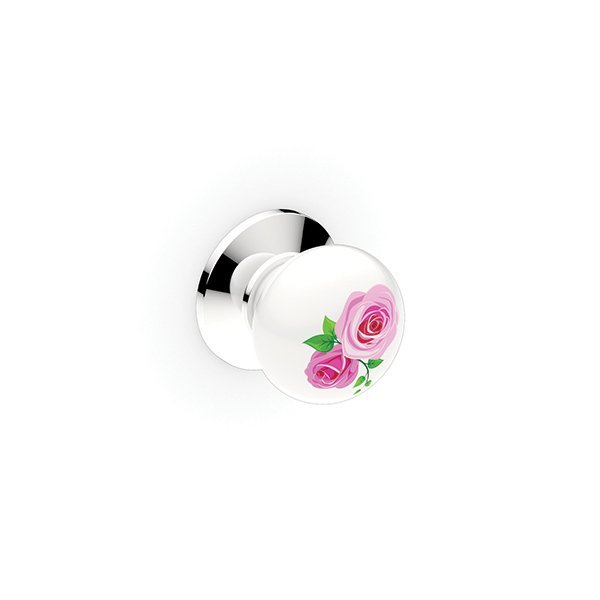 Hafele Roze Jr Düğme Kulp, Parlak Krom Renk