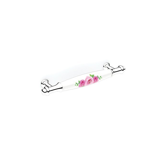 Hafele Roze 128mm Kulp, Parlak Krom Renk