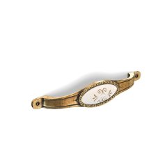 Hafele Clara 128mm Kulp, Antik Bronz Renk