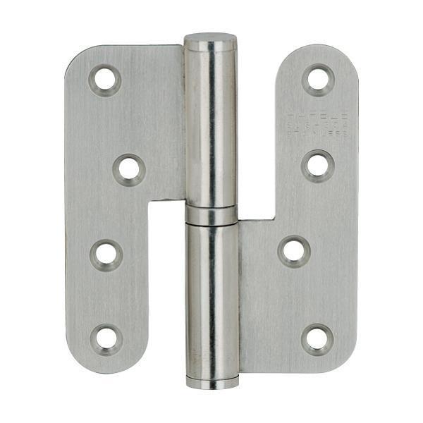 Hafele Yaprak menteşe krom mat 100x88mm sol