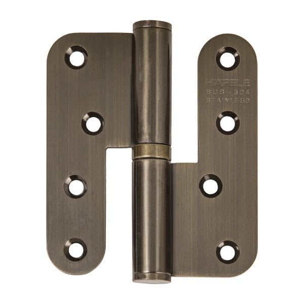 Hafele Yaprak menteşe antik bronz 100x88mm sağ