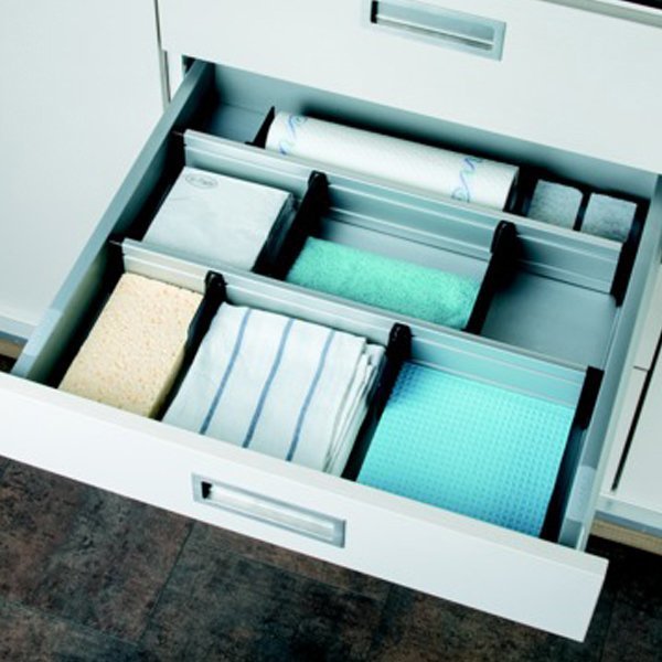 Hafele Moovit, İkili Dikey Seperatör Beyaz 150mm