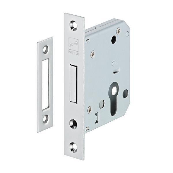 Hafele Gömme sürgü kilit PC p.çelik mat 55/20mm