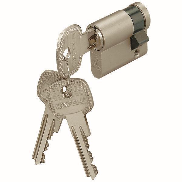 Hafele Yarım barel nikel mat 65,5x10mm