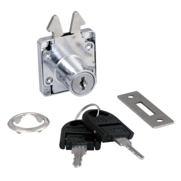 Hafele Econo Stor Kilit Seti 19/22mm, Krom Renk