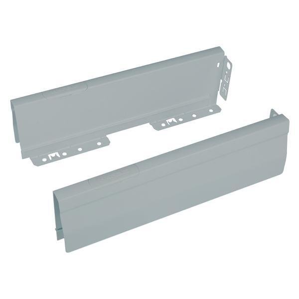 Hafele Moovit, Çekmece Yanağı Gri 450mm (10 çift)