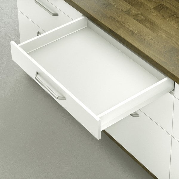 Hafele Matrix Box P, Bas-Aç Mat Beyaz 18/500-1200mm - Dübelli