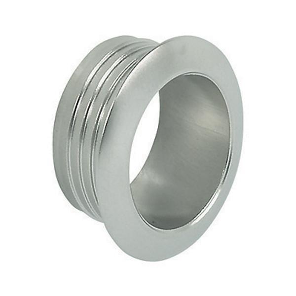 Hafele Plastik Basmalı Kilit Rozeti 16mm, Mat Nikel Renk