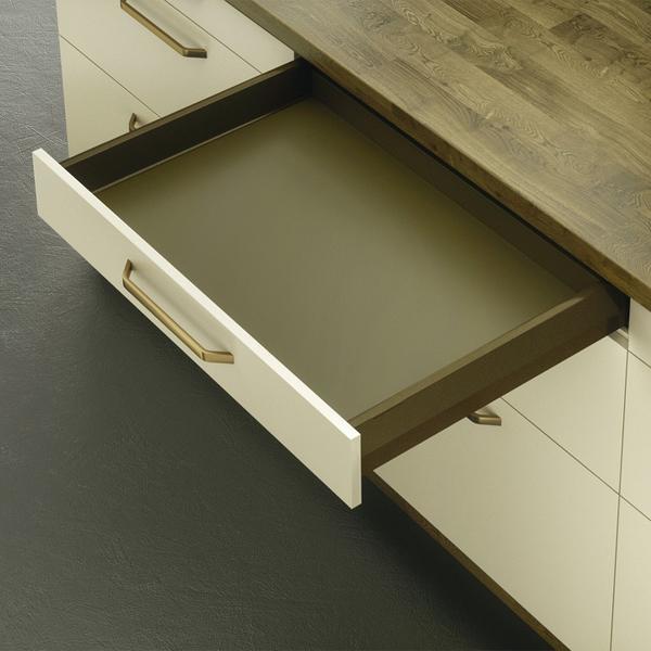 Hafele Matrix Box P, Bas-Aç Bronz Kahve 18/450-1200mm - Vidalı