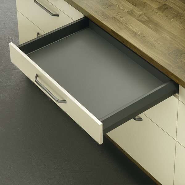 Hafele Matrix Box P, Antrasit 18/92/450mm - Vidalı