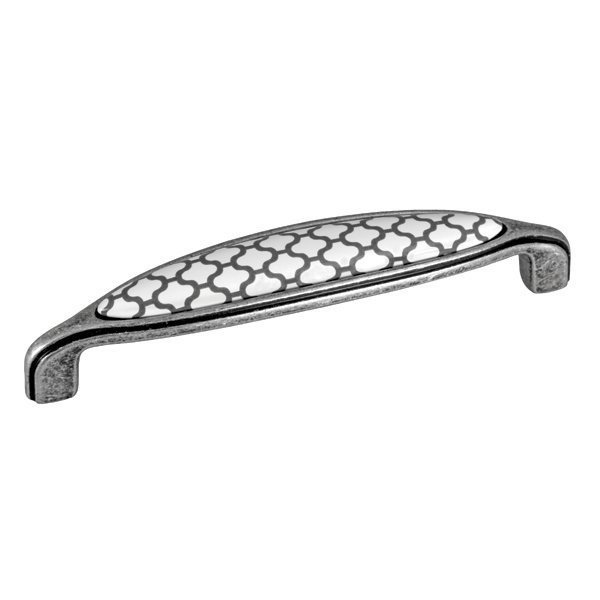 Hafele Lean 128mm Kulp, Antik Gümüş Renk