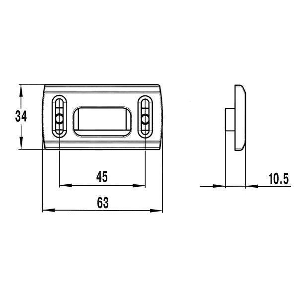 Hafele Nova&Forma ayarlı kilit karşılığı