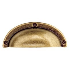 Hafele Lamont 32mm Kabuk Kulp, Antik Bronz Renk