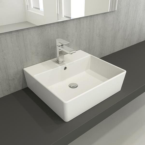 Hafele Freya 50 Banyo Lavabosu 505x450mm Parlak Beyaz Renk