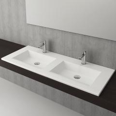 Hafele Tierra 120 Banyo Lavabosu, 1220x475mm Parlak Beyaz Renk