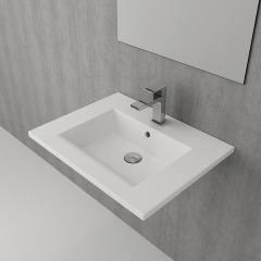 Hafele Tierra 60 Banyo Lavabosu, 615x475mm Parlak Beyaz Renk