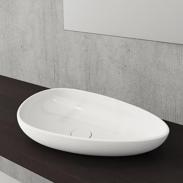 Hafele ANCONA Lavabo, Parlak Beyaz, 580x370mm