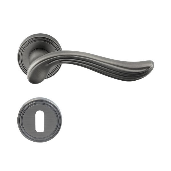 Hafele Rouge Oda Kapı Kolu Seti, Antik Gümüş Renk