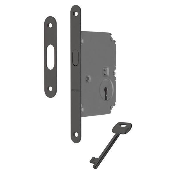 Hafele Kayar kapı kilit CB oda siyah