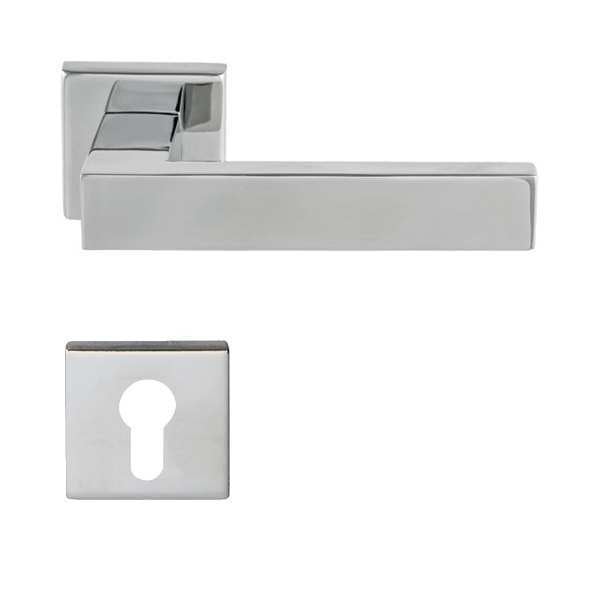 Hafele Blaire-M Barelli Kapı Kolu Seti, Parlak Paslanmaz Çelik Renk